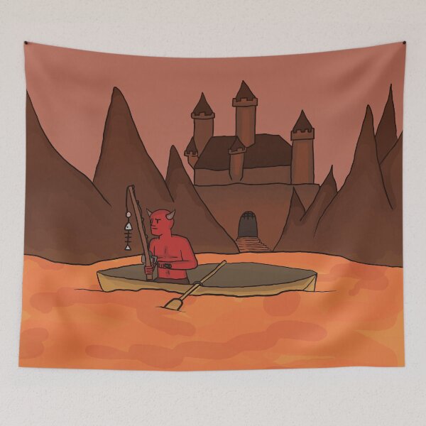 Item preview, Satan Tries To Fish designed and sold by Maxx Fenning.