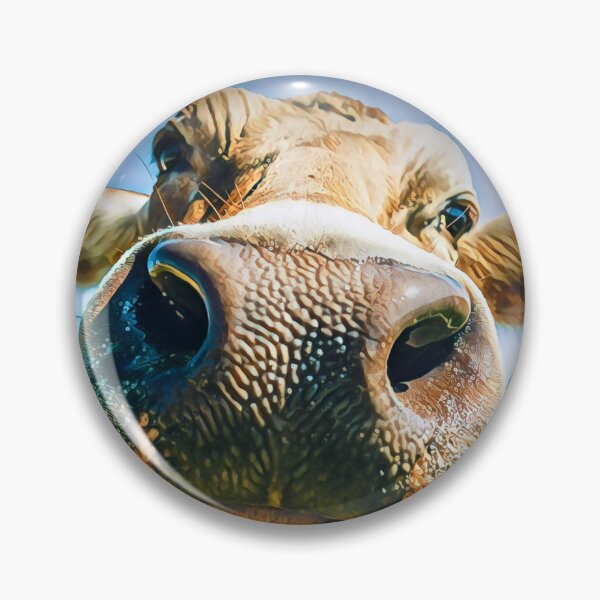 Item preview, Cow Face Art - For a farmer, for a homesteader, for decorating. designed and sold by Wentoo.