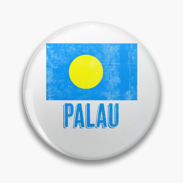 Item preview, Flag of Palau "Grunge" look. designed and sold by KTSubz Faith & Fun Designs.