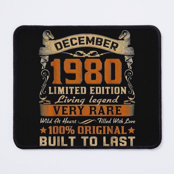 Item preview, 43th Birthday Gift 43 Years Old Retro Vintage December 1980 designed and sold by BargerStore.