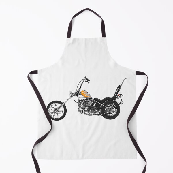 Item preview, Chopper Motorcycle 1950 cartoon illustration designed and sold by Misscartoon.