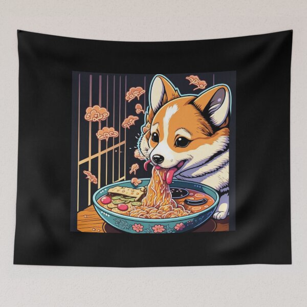 Item preview, Corgi Ramen  designed and sold by fancyandslick.