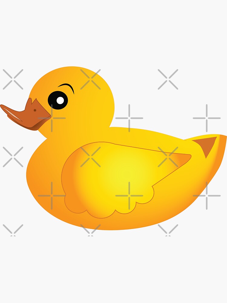 Rubber Ducky Sticker For Sale By Mamagoose26 Redbubble