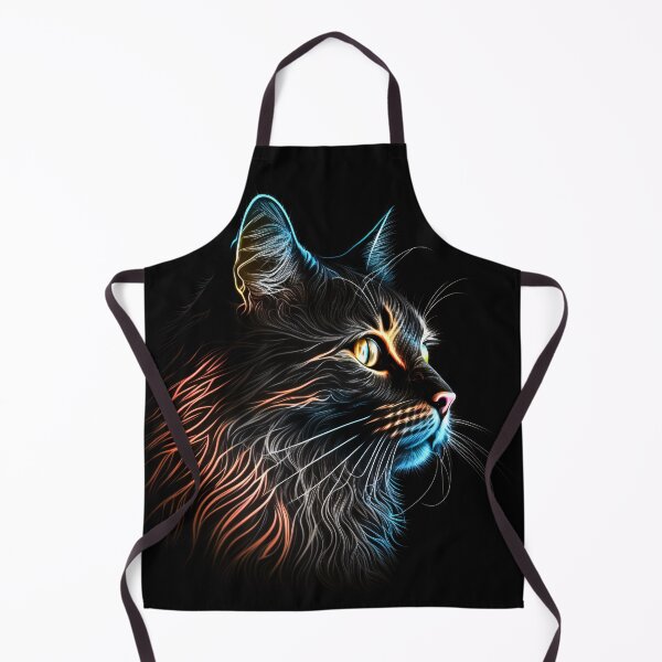 Item preview, Illuminated Kitty Fun Colorful Cat Portrait designed and sold by FunWearVM.