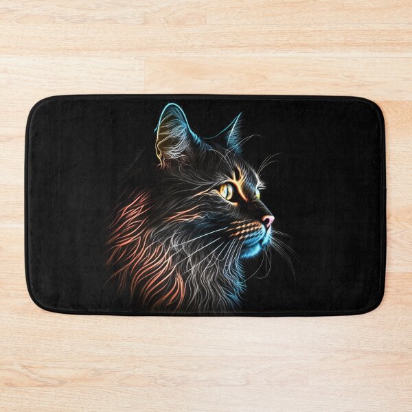 Item preview, Illuminated Kitty Fun Colorful Cat Portrait designed and sold by FunWearVM.