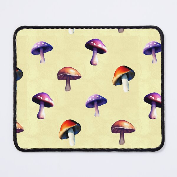 Aperçu de l'œuvre Modèle de champignon aquarelle créée et vendue par Mettlework.