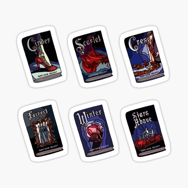 Item preview, The Lunar Chronicles books designed and sold by lalashellsArt.