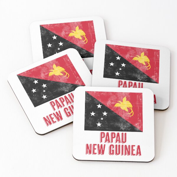 Item preview, Flag of Papua New Guinea "Grunge" look. designed and sold by KTSubz Faith & Fun Designs.