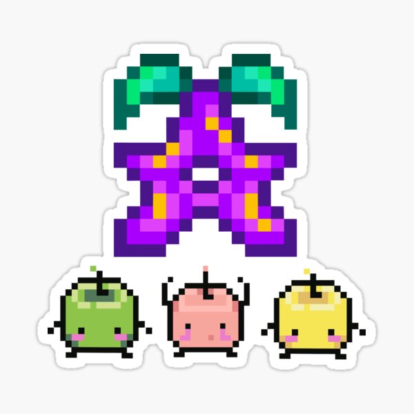 Aperçu de l'œuvre Goutte d'étoile Junimos de Stardew Valley créée et vendue par icylynmelona2.