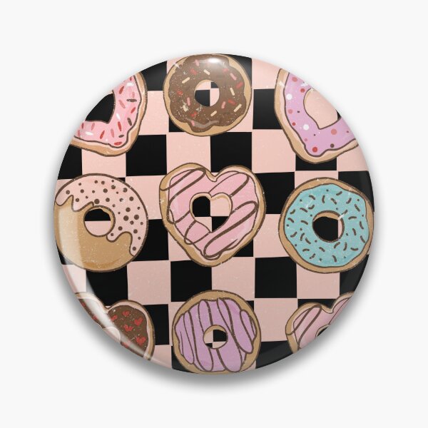 Item preview, Cute Retro Valentines Donut  designed and sold by DearSunny.