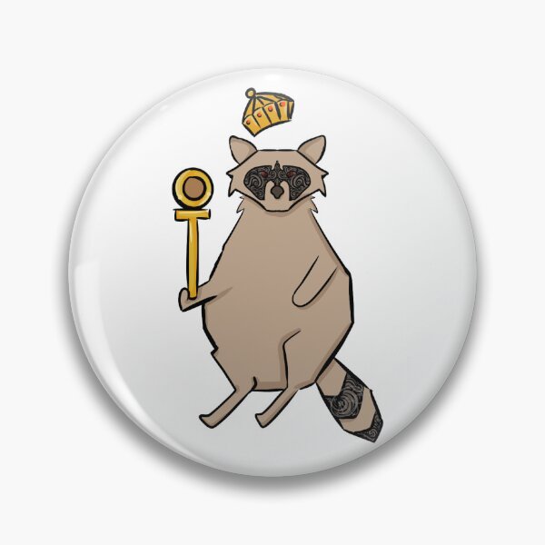 Item preview, The emporer raccoon tarot designed and sold by AquaticsGrl.