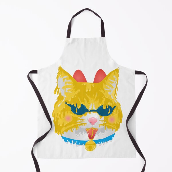 Item preview, Yellow necklace yellow cat grime art illustration designed and sold by AmsaOza.