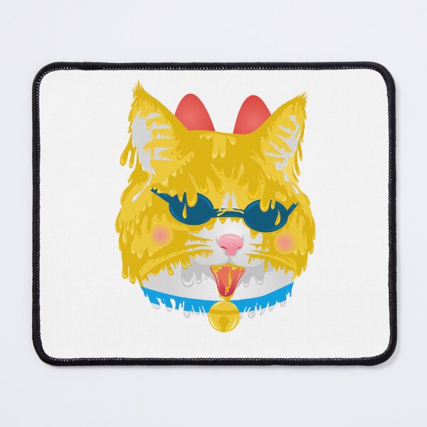 Item preview, Yellow necklace yellow cat grime art illustration designed and sold by AmsaOza.