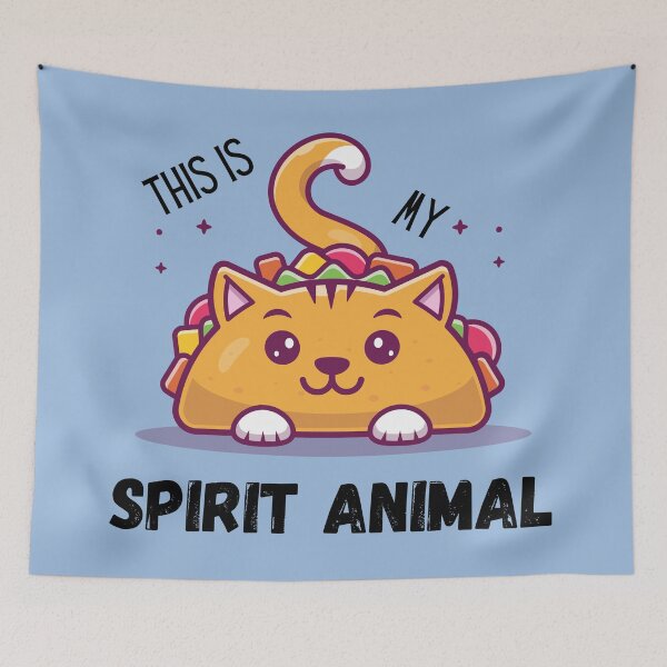 Item preview, Taco cat is my spirit animal designed and sold by SushiAnn.