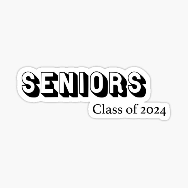 Class of 2024, cool design' Sticker | Spreadshirt