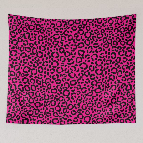 Item preview, Pink and Black Leopard Print Pattern designed and sold by bexilla.