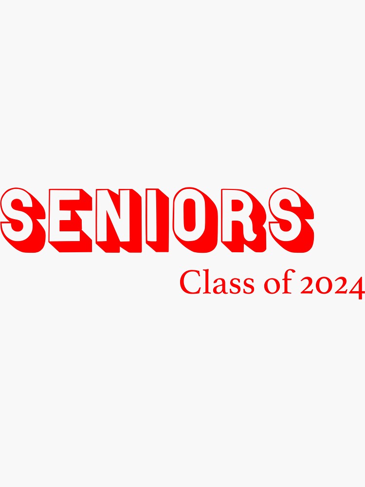 "Countdown to Graduation Class of 2024" Sticker for Sale by