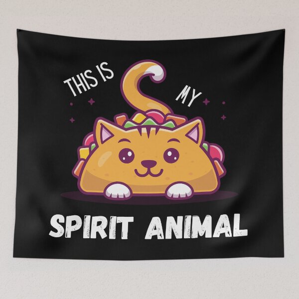 Item preview, Taco cat is my spirit animal designed and sold by SushiAnn.