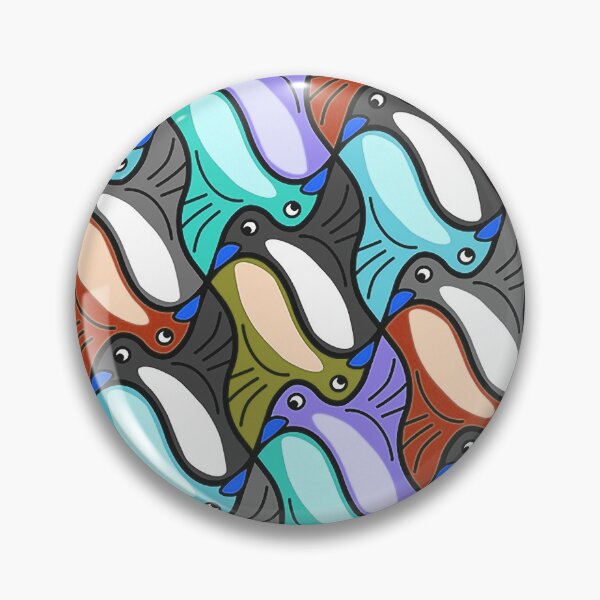 Item preview, Penguin Geometric Patter designed and sold by JLCableStudio.