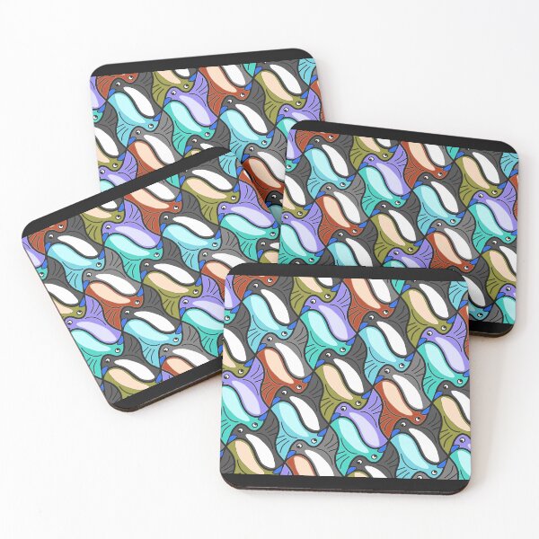 Item preview, Penguin Geometric Patter designed and sold by JLCableStudio.