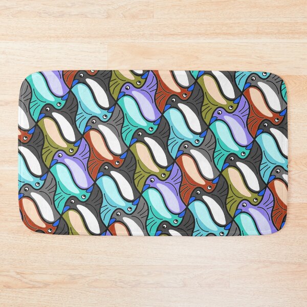 Item preview, Penguin Geometric Patter designed and sold by JLCableStudio.