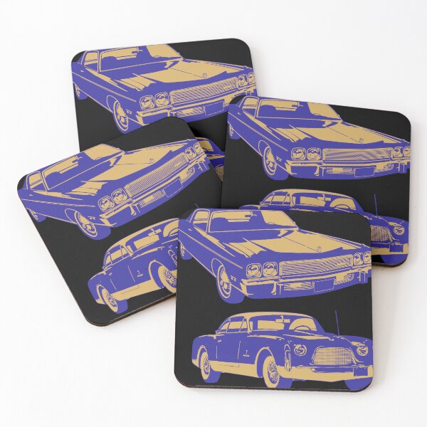 Item preview, Old School Blue Cars designed and sold by ChristinasMess.