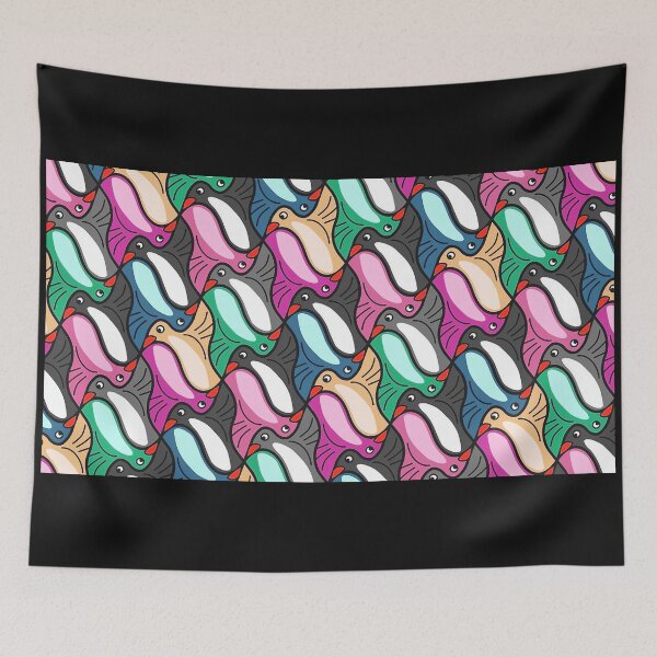 Item preview, Penguin Geometric Patter designed and sold by JLCableStudio.