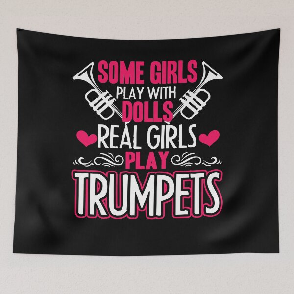 Item preview, Trompeta - Las niñas reales tocan trompetas designed and sold by UnknownArtistt.