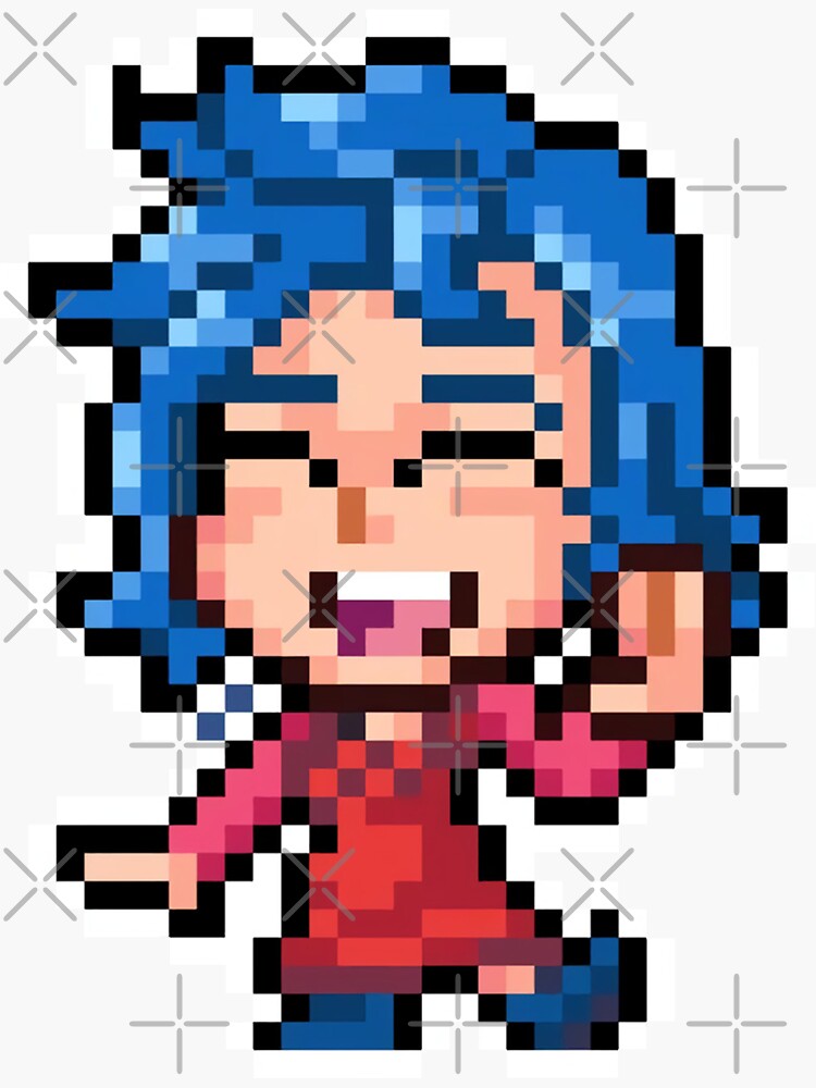"Emily Pixel" Sticker for Sale by arhpfawlel | Redbubble