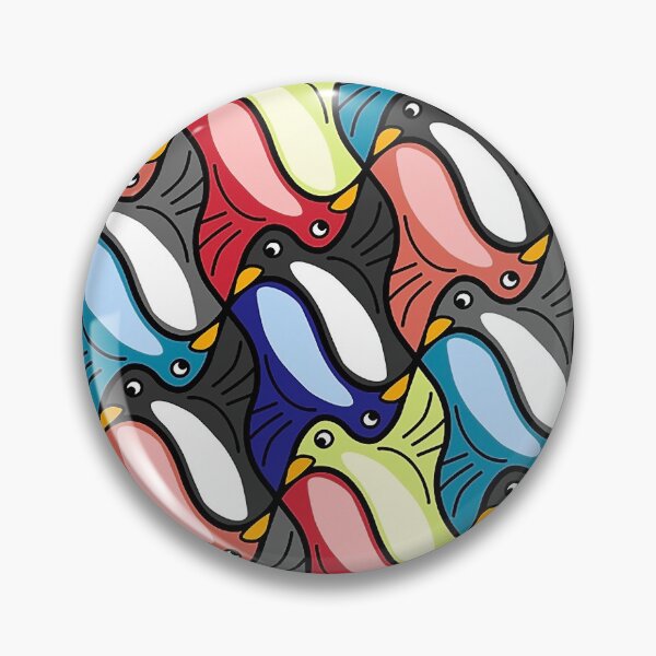 Item preview, Penguin Geometric Patter designed and sold by JLCableStudio.