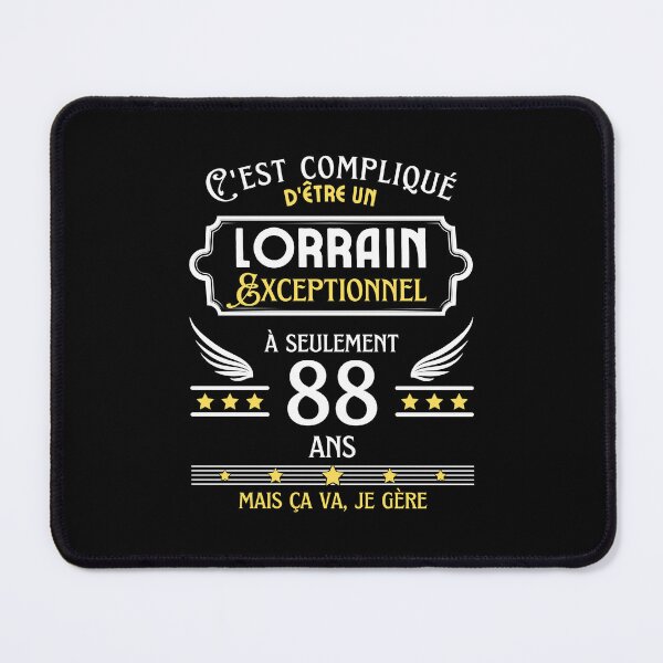 Item preview, Lorrain Man 88th Birthday gift designed and sold by RomualdGR.