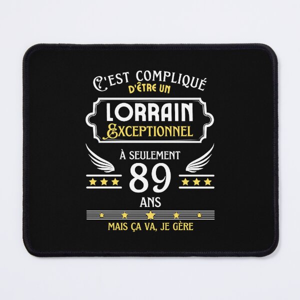 Item preview, Lorrain Man 89th Birthday gift designed and sold by RomualdGR.