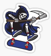 Pegatina Skateboarding Grim Reaper