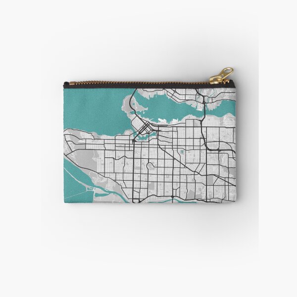 Item preview, Vancouver BC Canada Map - Minimal Style w/ Roads designed and sold by wxnw-designs.