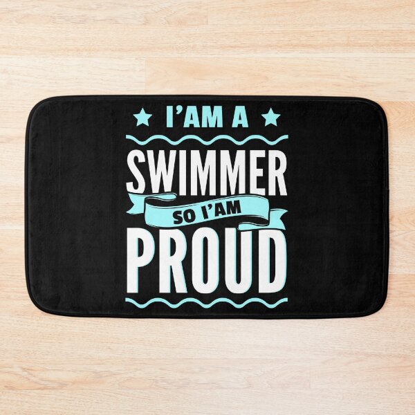 Item preview, I am A Swimmer So I am Proud | Swimmer quote designed and sold by Tremendo.