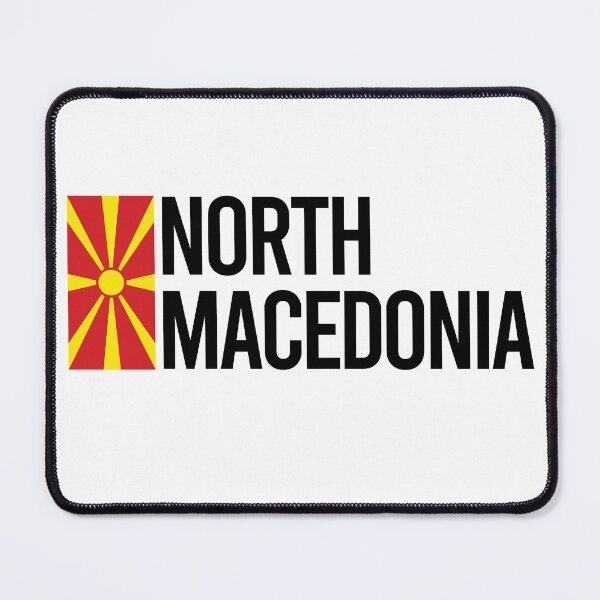 Item preview, North Macedonia Country Flag collection designed and sold by randomorder.