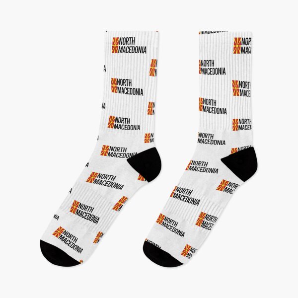 Item preview, North Macedonia Country Flag collection designed and sold by randomorder.