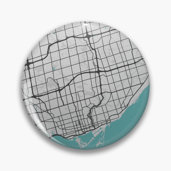 Item preview, Toronto ON Canada Map - Minimal Style w/ Roads designed and sold by wxnw-designs.