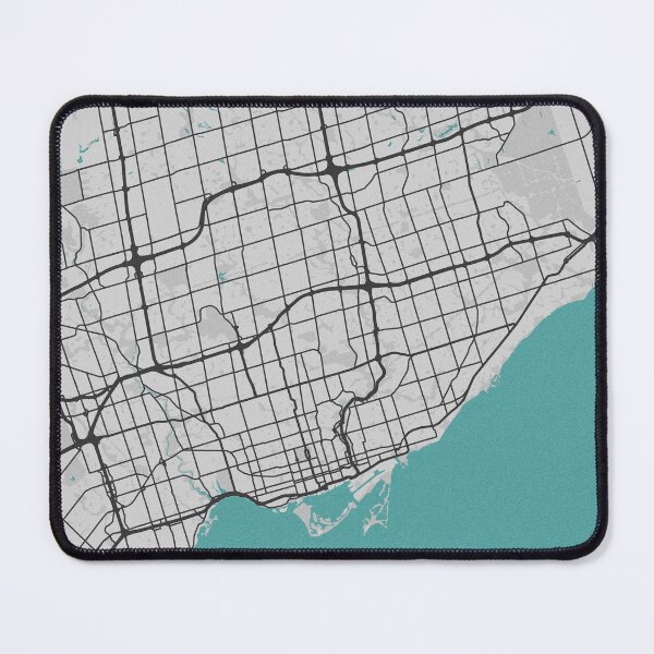 Item preview, Toronto ON Canada Map - Minimal Style w/ Roads designed and sold by wxnw-designs.
