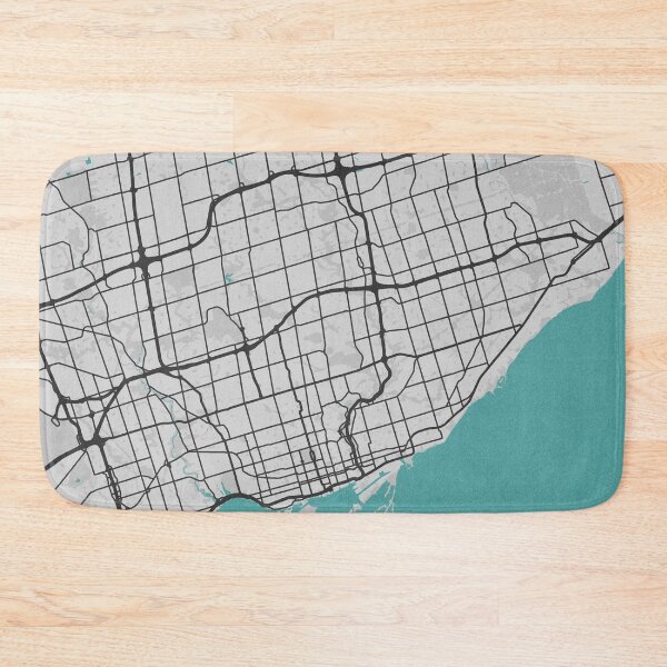 Item preview, Toronto ON Canada Map - Minimal Style w/ Roads designed and sold by wxnw-designs.