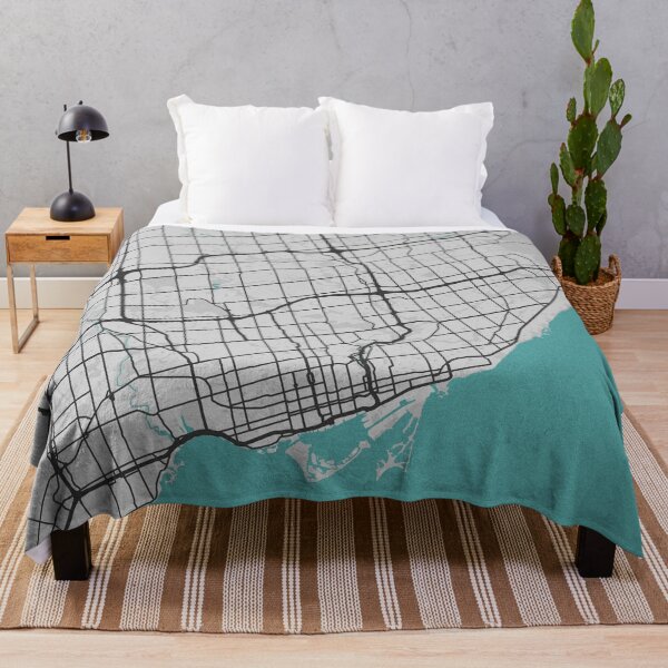 Item preview, Toronto ON Canada Map - Minimal Style w/ Roads designed and sold by wxnw-designs.