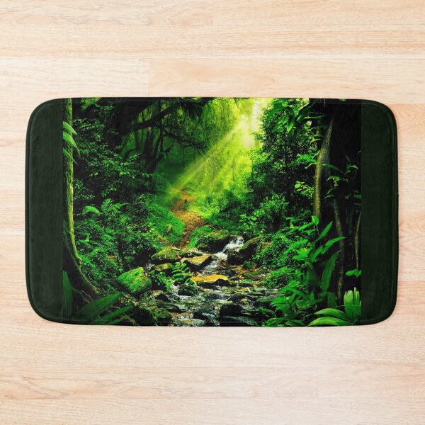 Item preview, Tropical Jungle Stream - For a nature lover, for a conservationist, for decorating. designed and sold by Wentoo.