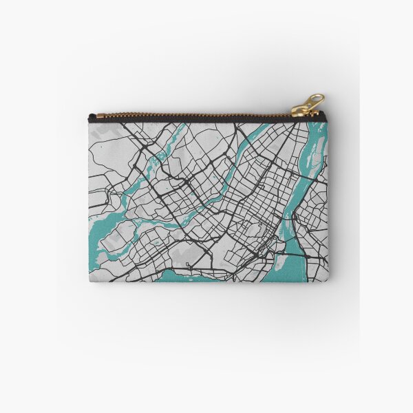 Item preview, Montreal QC Canada Map - Minimal Style w/ Roads designed and sold by wxnw-designs.