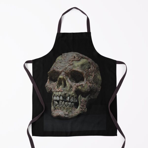 Item preview, Nightmarish, Creepy, Horrifying, Human Skull with Meaty Flesh Detailing designed and sold by JLFXCreations.