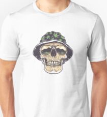 Weed Stoner Skull Unisex T-Shirt