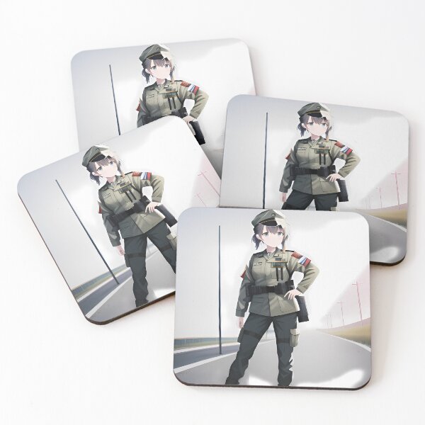Item preview, Brave and Beautiful: Anime Military Girls designed and sold by Story24net.