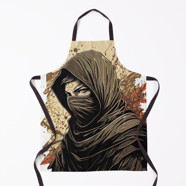 Item preview, Ninja with aggressive anime-style expression designed and sold by Peregrino96.