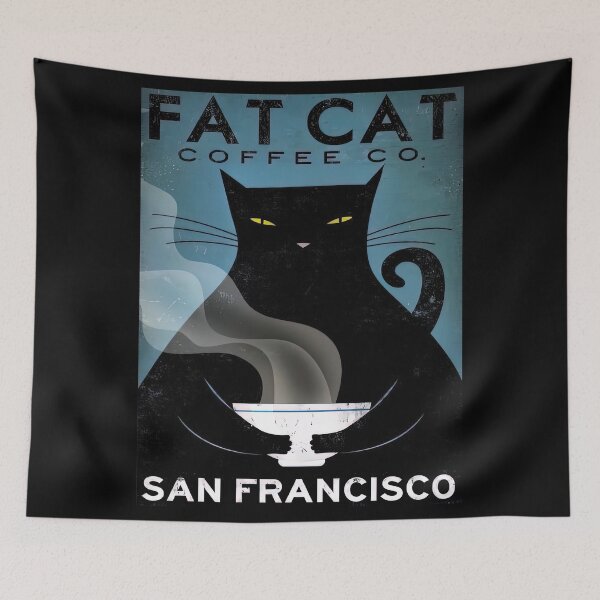 Item preview, Black Cat Cofee designed and sold by MaraMontanez.