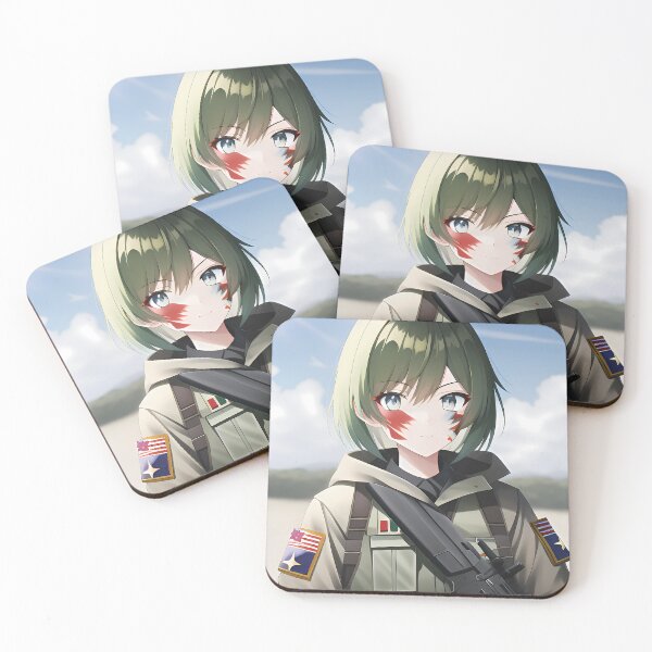 Item preview, Brave and Beautiful: Anime Military Girls designed and sold by Story24net.