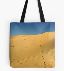 Footprints in the sand... Tote Bag
